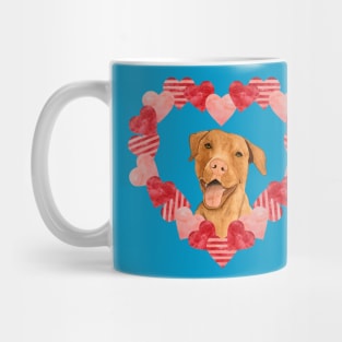 hand drawn dog heart Mug